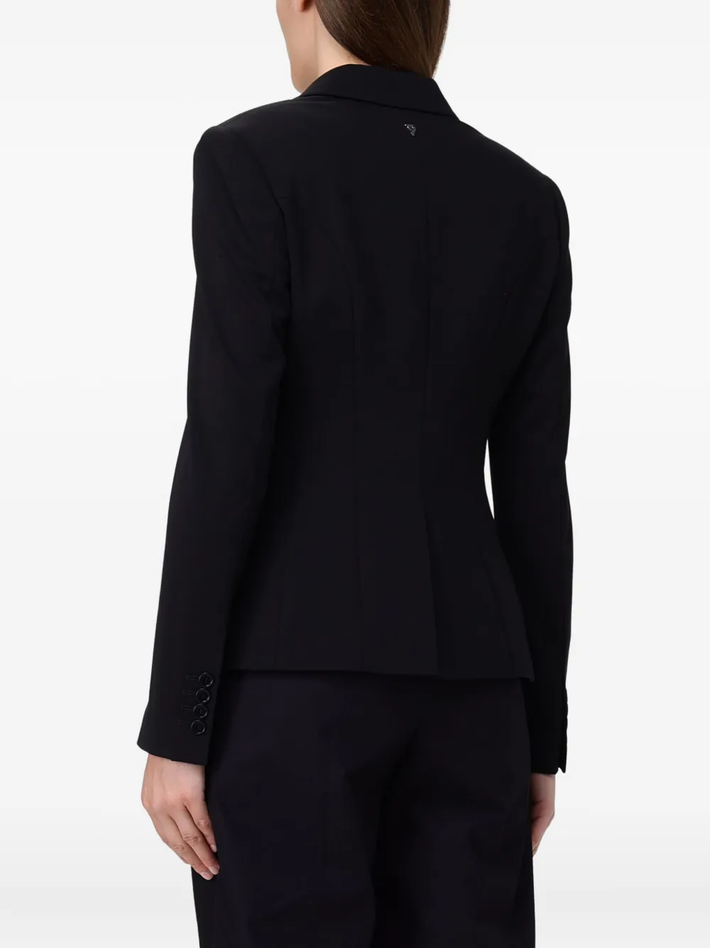 Dondup Single-breasted Blazer In Black