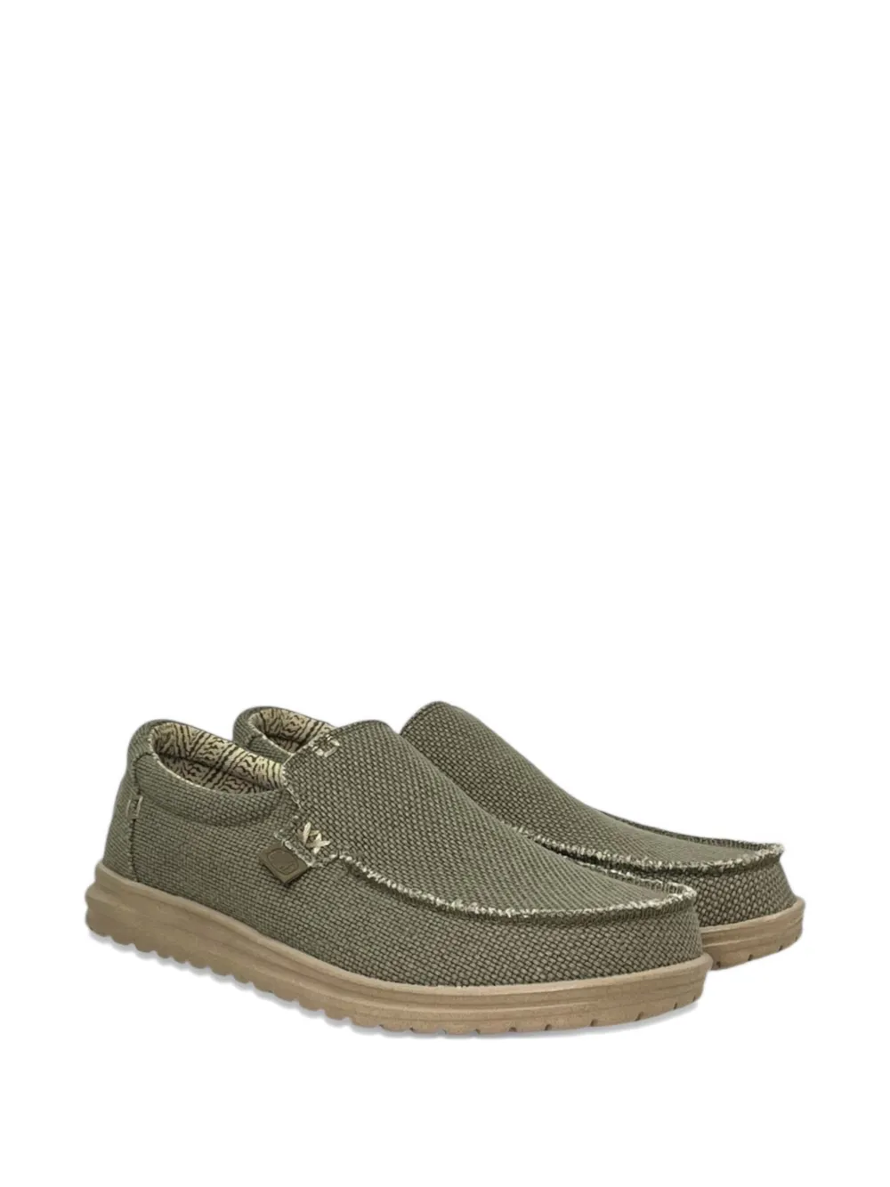 Hey Dude Mikka gevlochten loafers Groen
