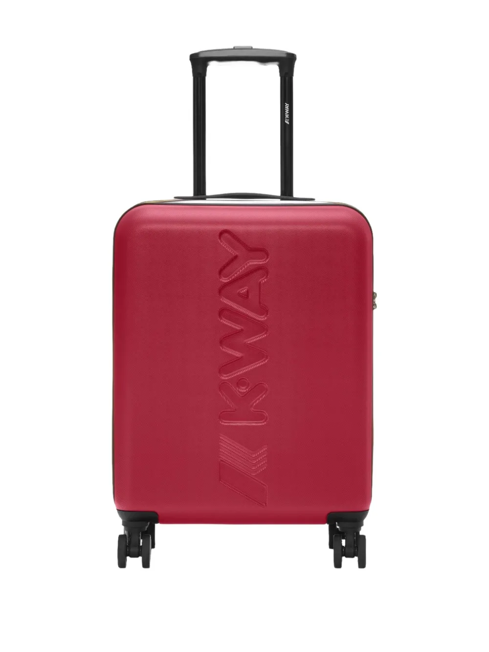 K-way Small Ndebossed-logo Luggage Bag In Blue