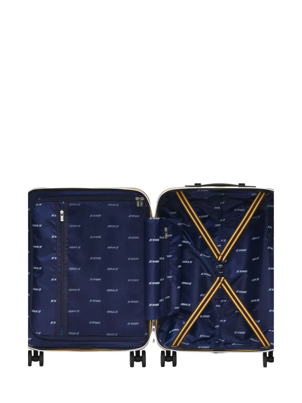 K-way Small Ndebossed-logo Luggage Bag In Blue