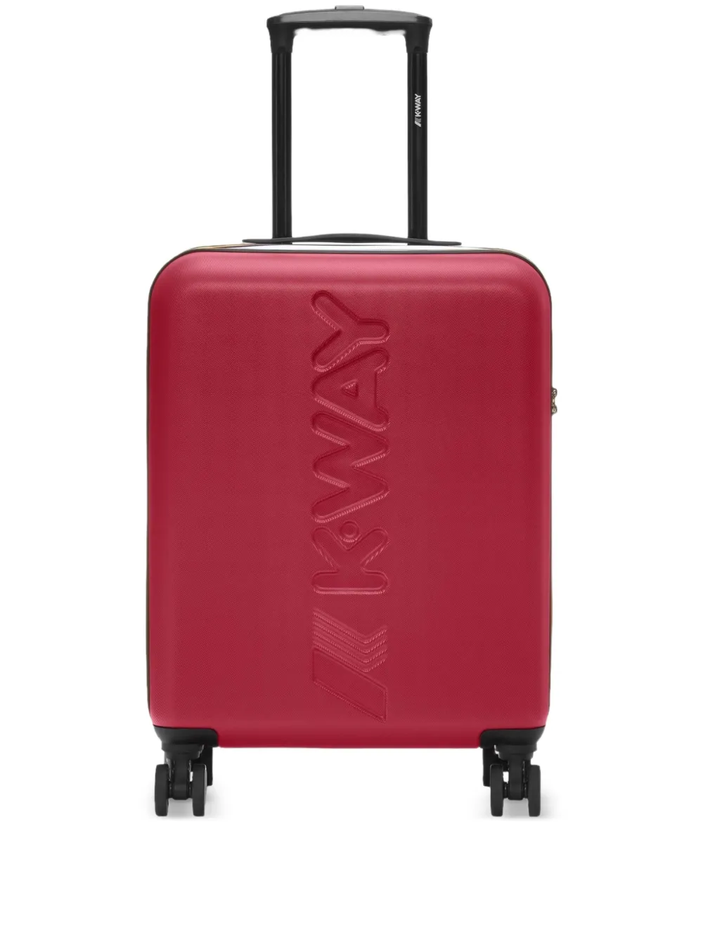 K-Way small ndebossed-logo luggage bag | Red | Image 1