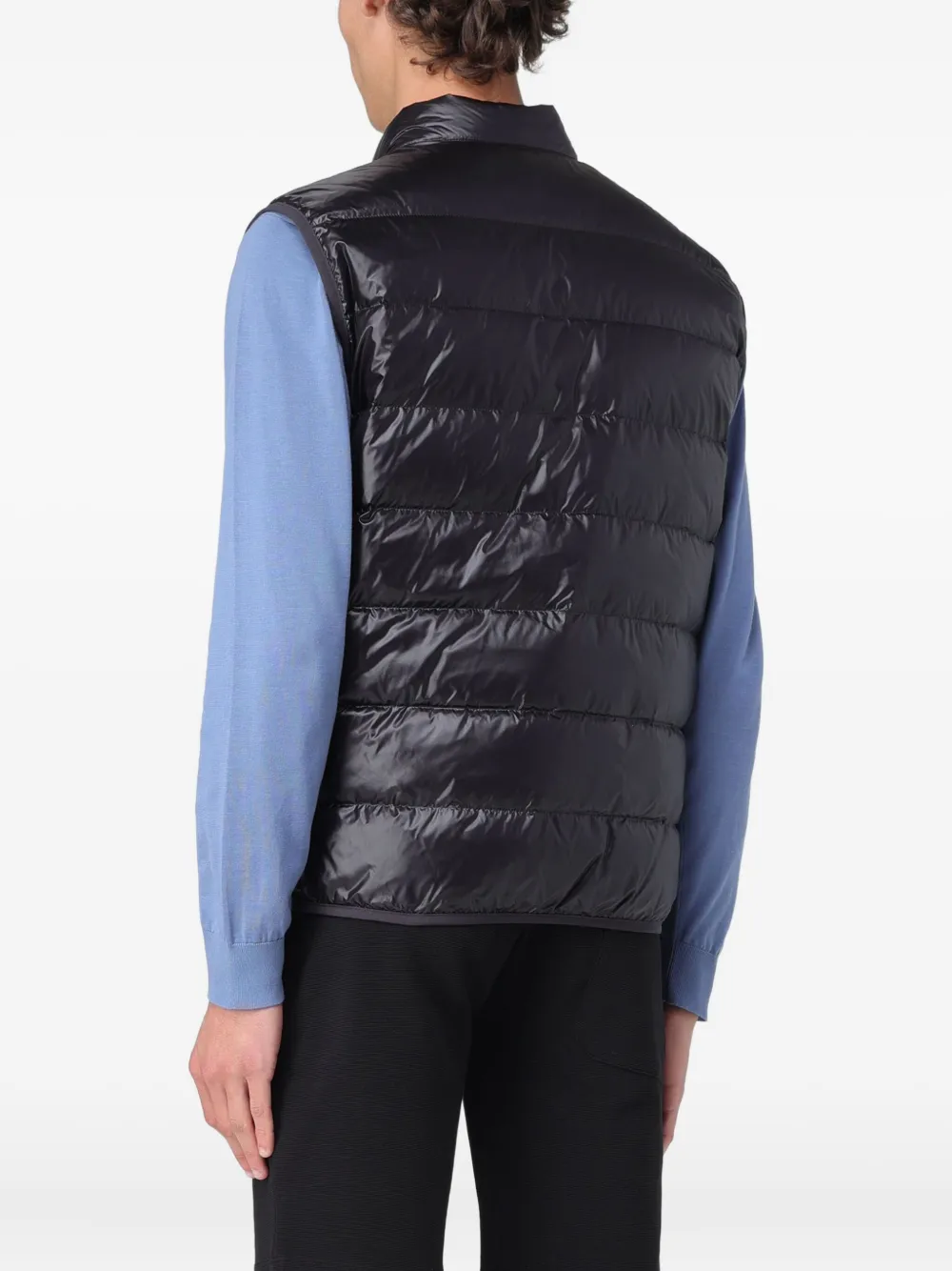 Blauer Rawson Quilted Gilet In Black