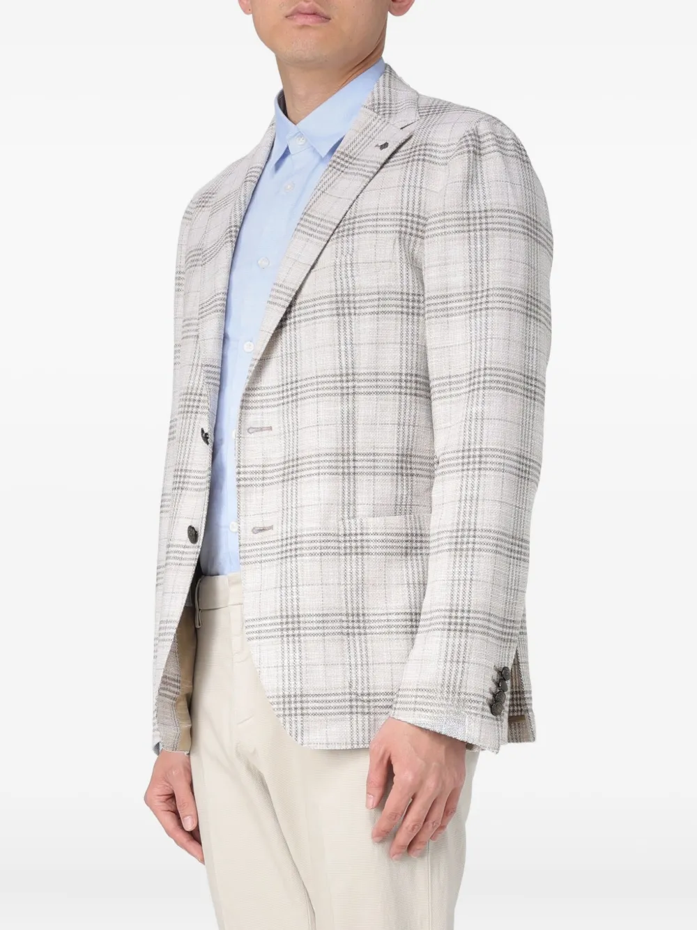 Tagliatore chamarra con motivo de cuadros y botones | Blazers | Image 2
