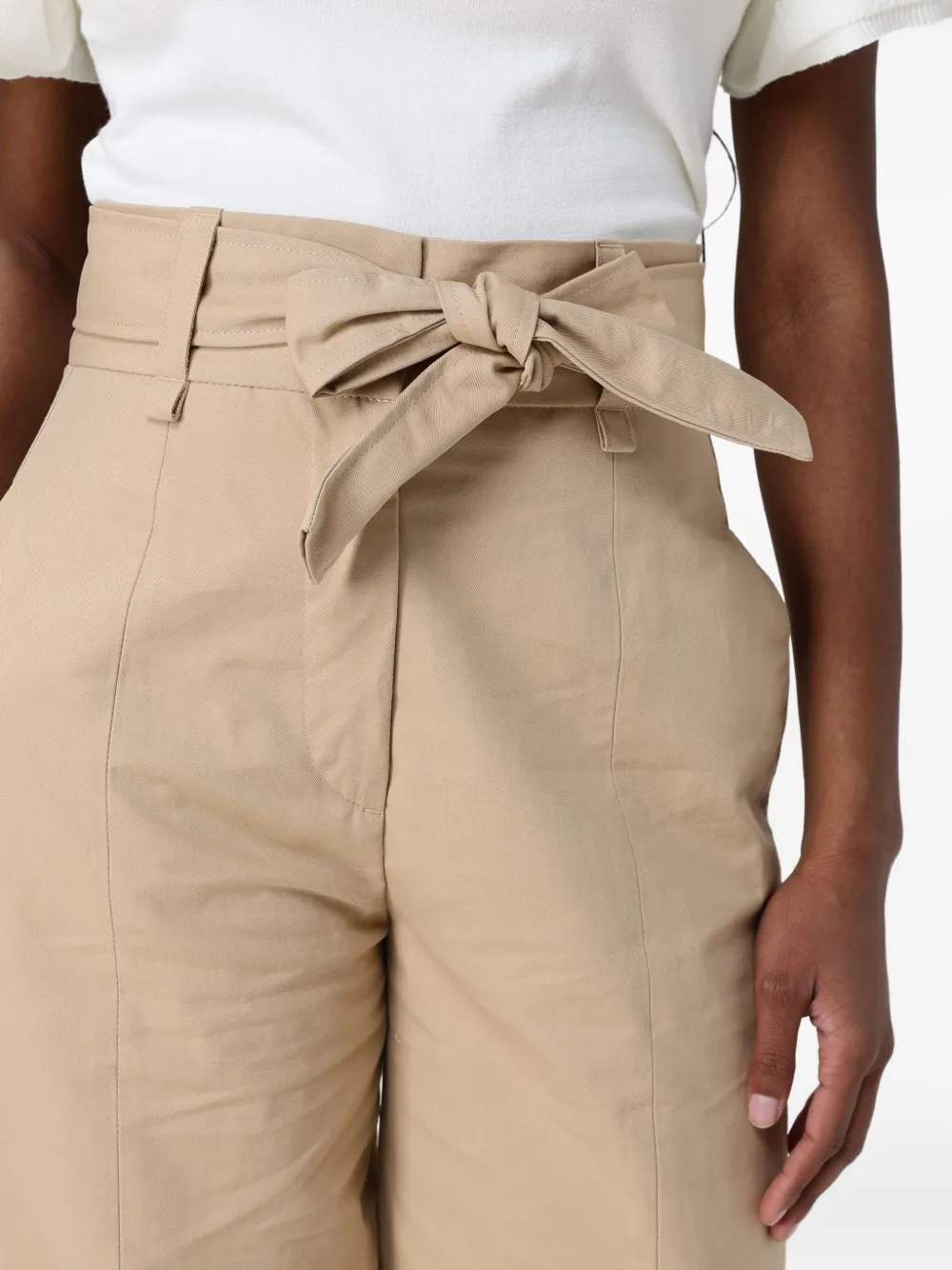 TWINSET Cropped broek Beige