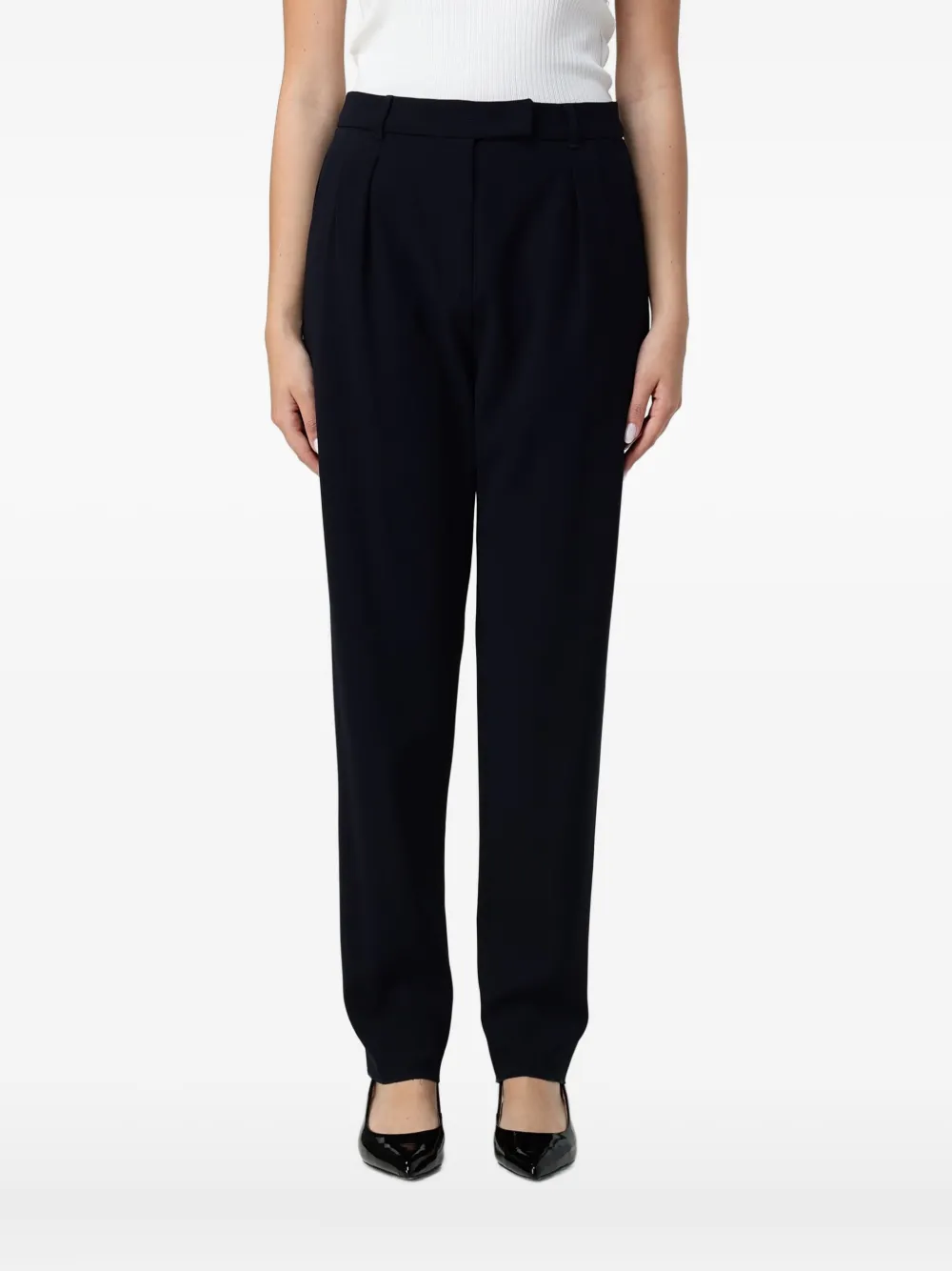 Max Mara Oliver Tailored Trousers In Black