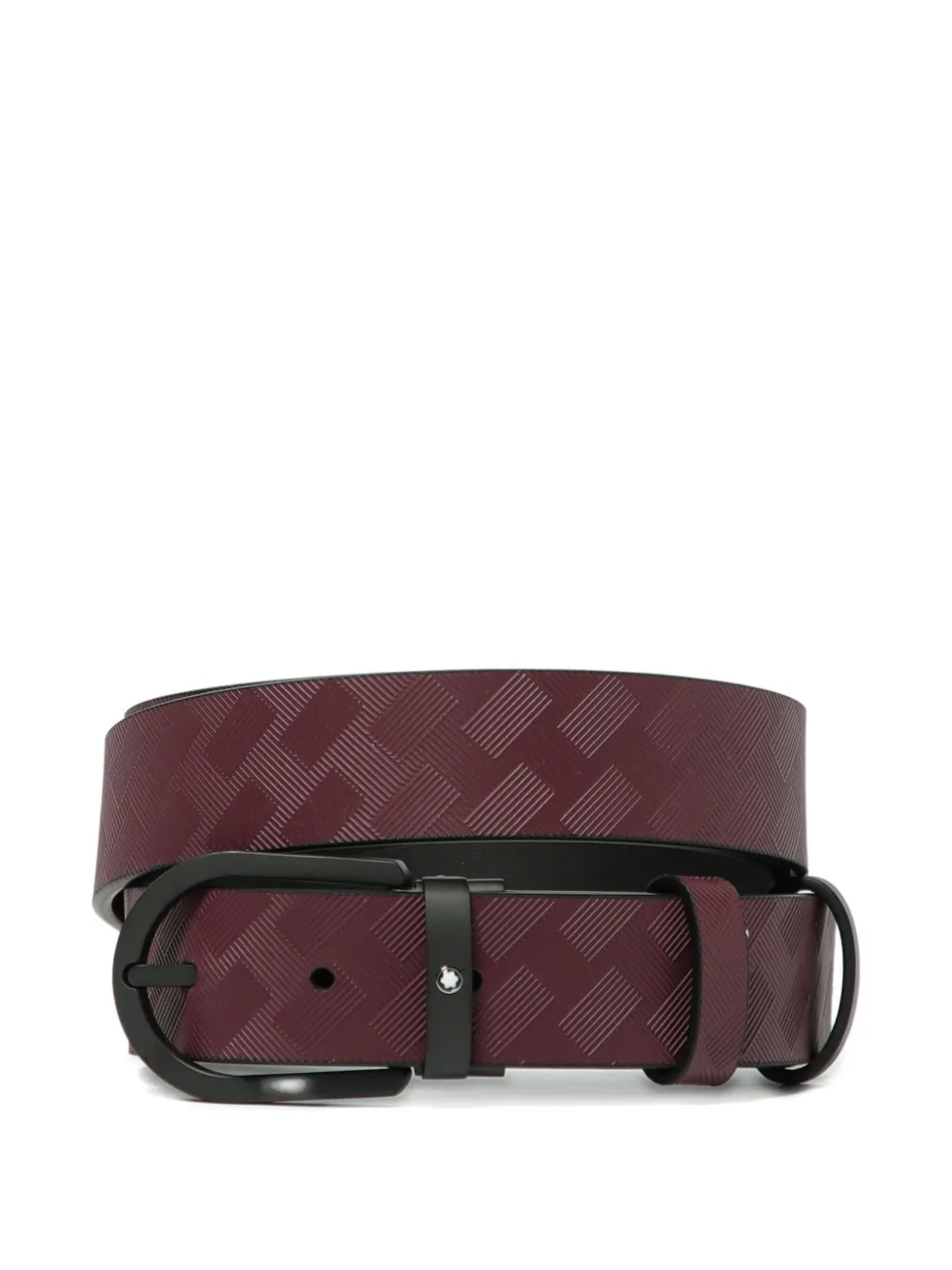Montblanc reversible leather belt - Rood