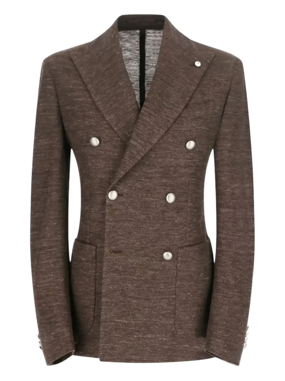L.B.M. 1911 Tom double-breasted blazer | Brown | Image 1