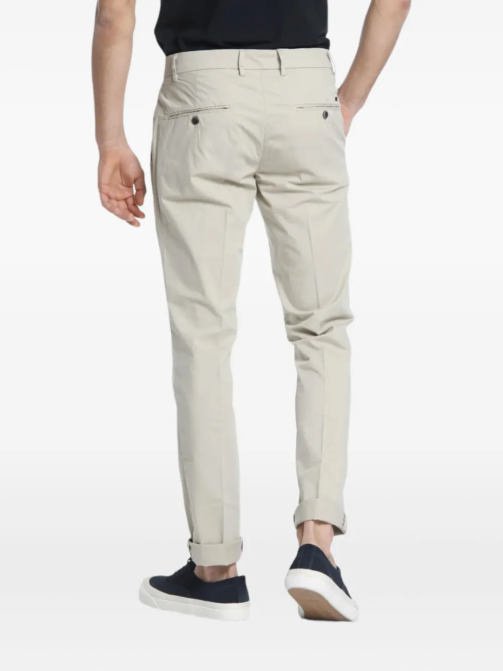 Mason's Milano Style Chino Trousers In Neutral