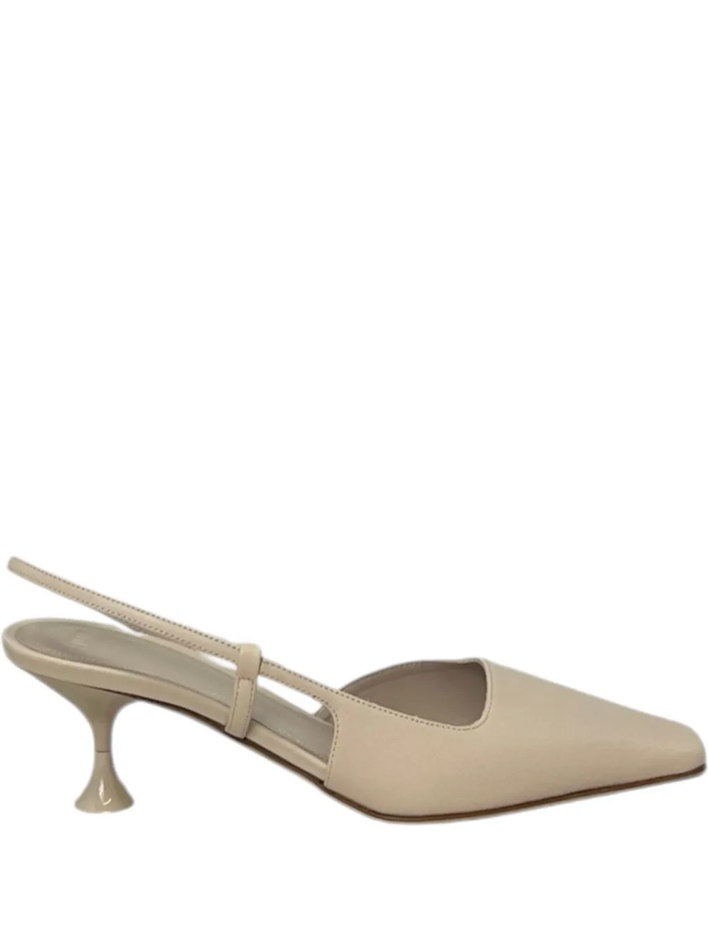 3juin 55mm Kira Pointed Sandals In Brown