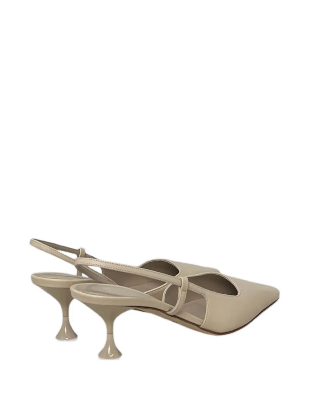 3juin 55mm Kira Pointed Sandals In Brown