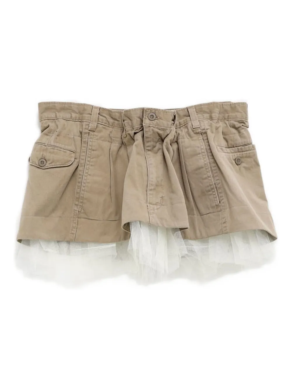 August Barron layered mini skirt | Straight Skirts | Image 2