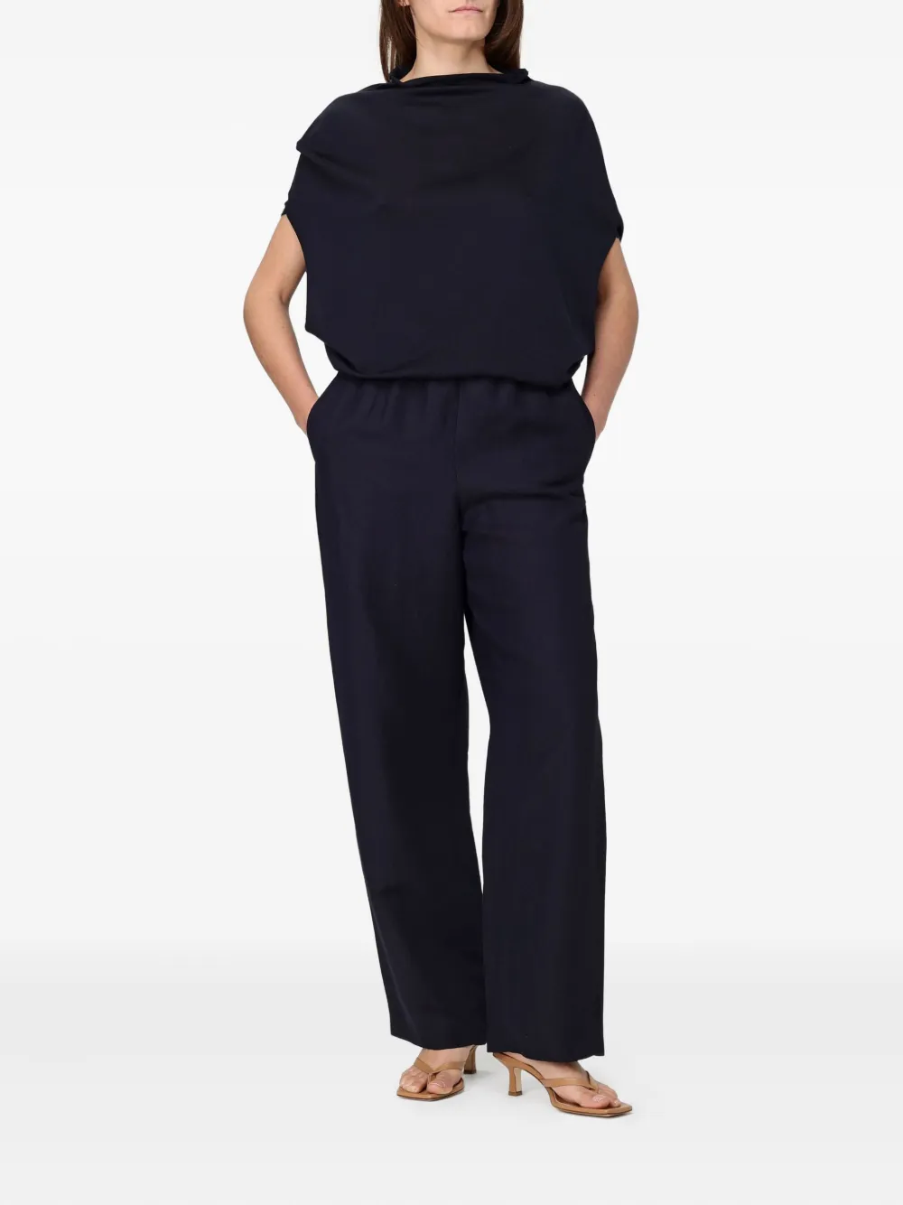 Fabiana Filippi Gebreide top - Blauw