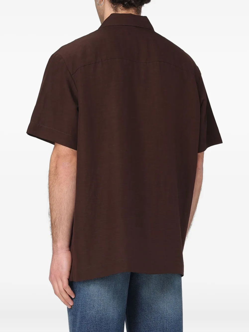 A.P.C. Roy pocket short-sleeve shirt - Bruin