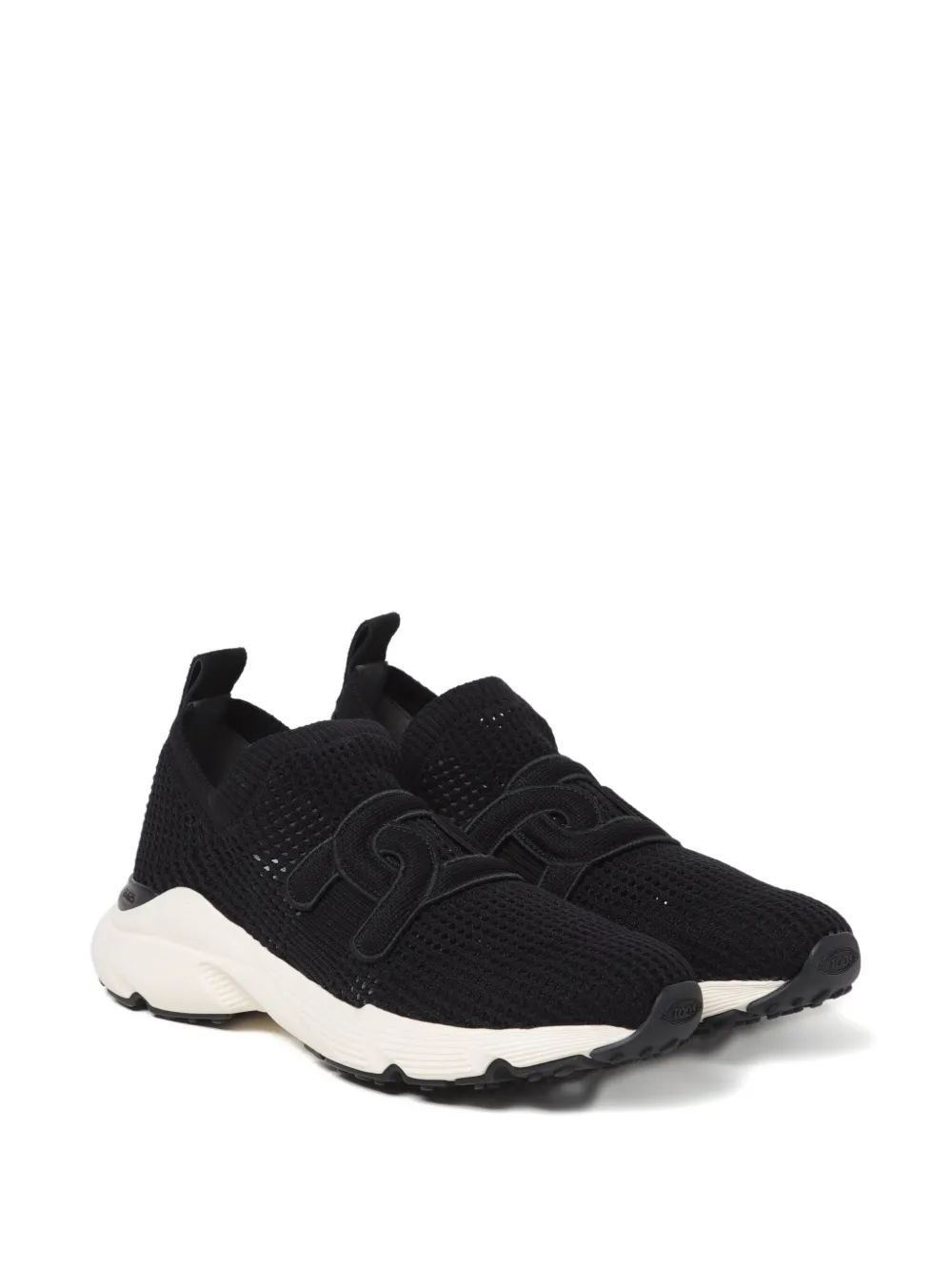 Tod's Sneakers met kettingpatch Zwart