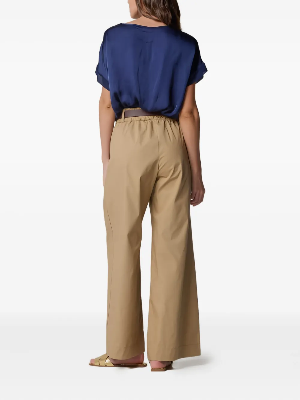 Kocca Magdalene Pleated Trousers In Brown