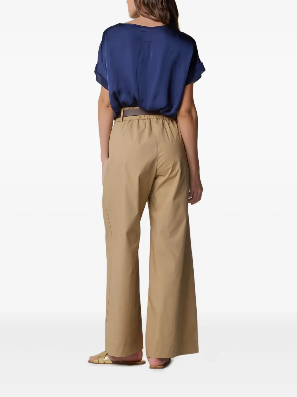 Kocca Magdalene geplooide broek Beige