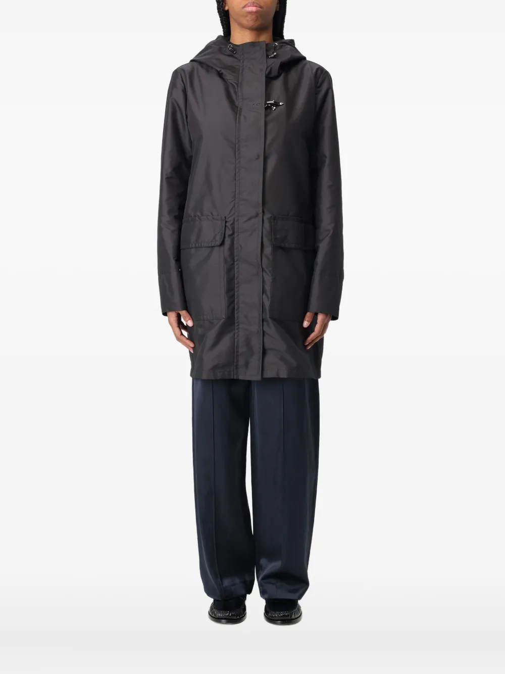 Fay parka con capucha | negro | Image 1