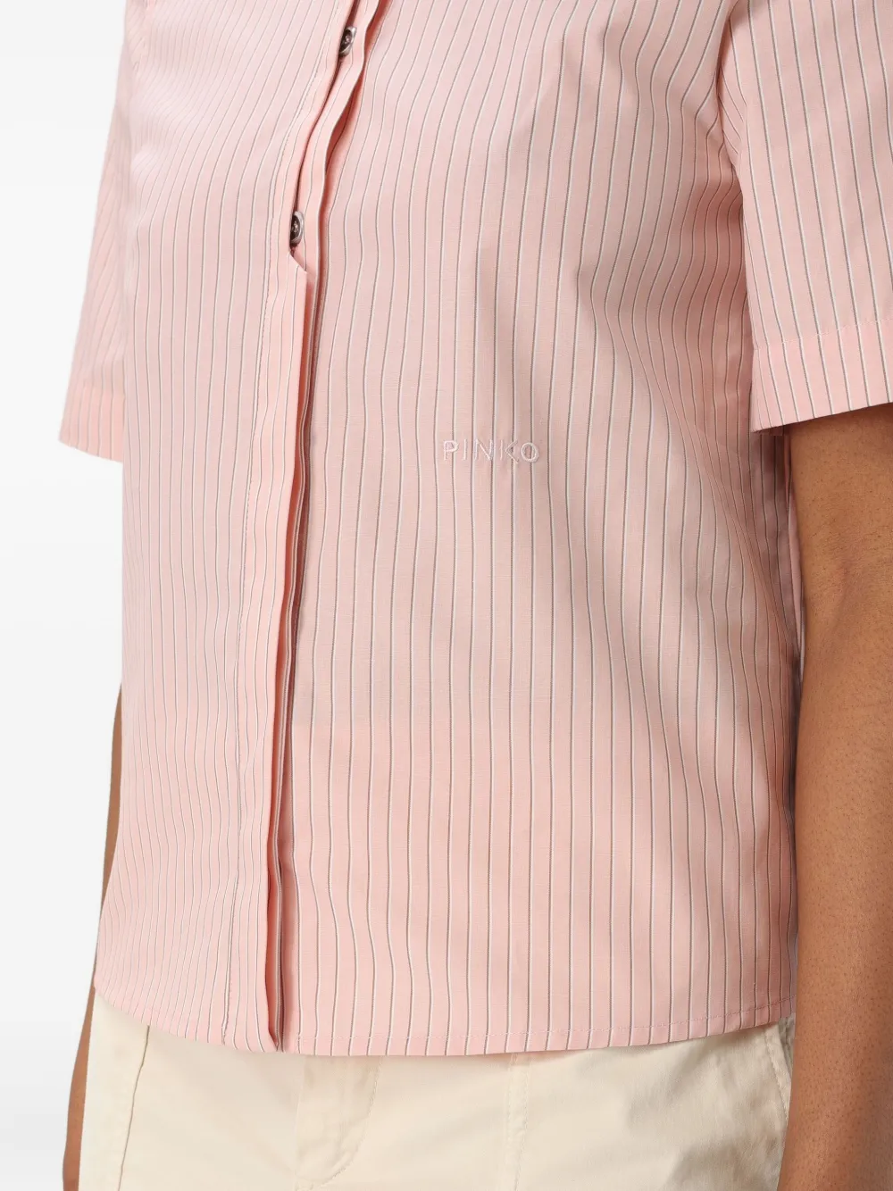 PINKO Gestreept blouse Roze