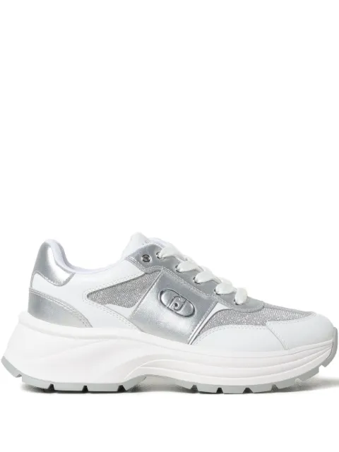 LIU JO tenis con paneles y glitter