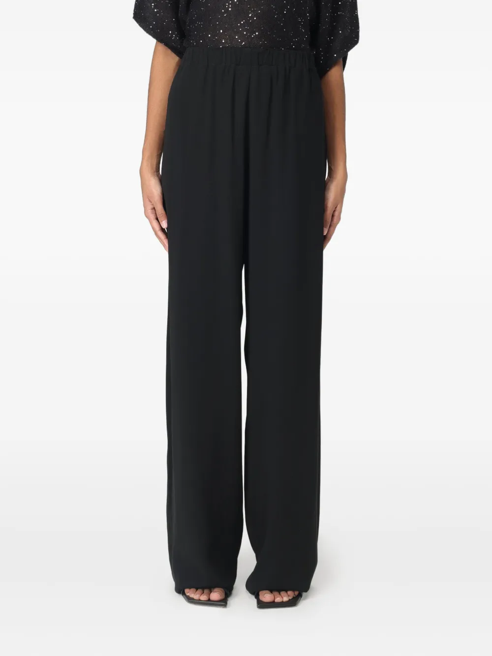 Fabiana Filippi elasticated-waistband trousers | Black | Image 1