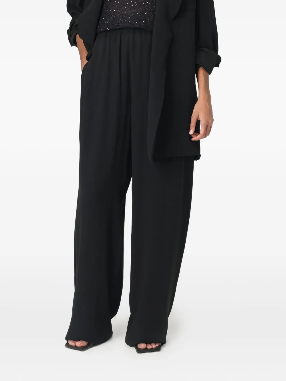 Fabiana Filippi elasticated-waistband trousers | Wide-Leg Pants | Image 2