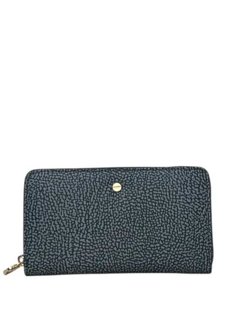 Borbonese zip-around large wallet