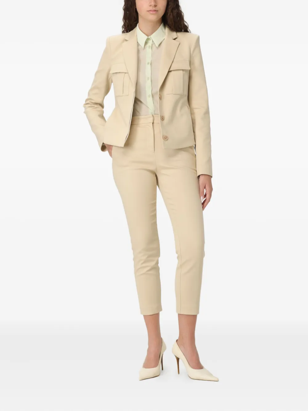 Patrizia Pepe appliqué trousers | Cropped Pants | Image 2