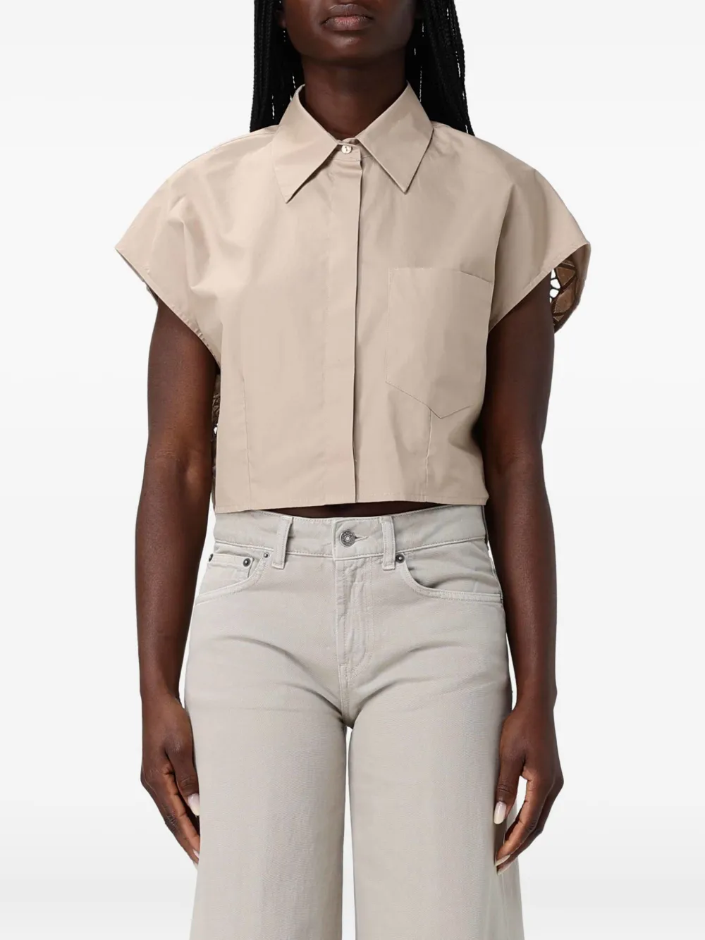 DONDUP camisa con aberturas | neutro | Image 1