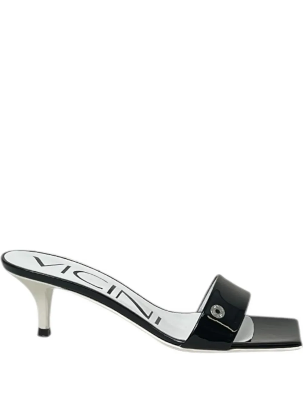 Vicini square-toe heeled sandals | Black | Image 1