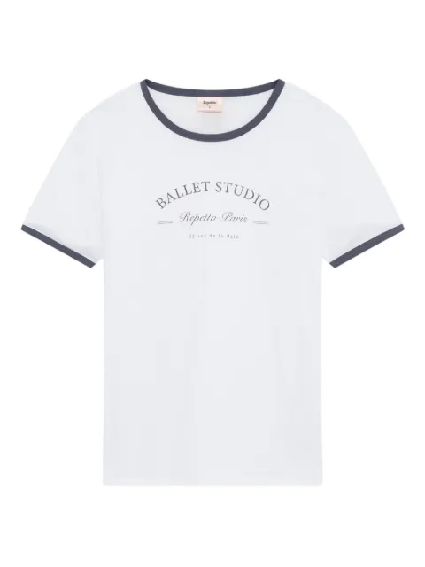 Repetto two-tone crew-neck T-shirt