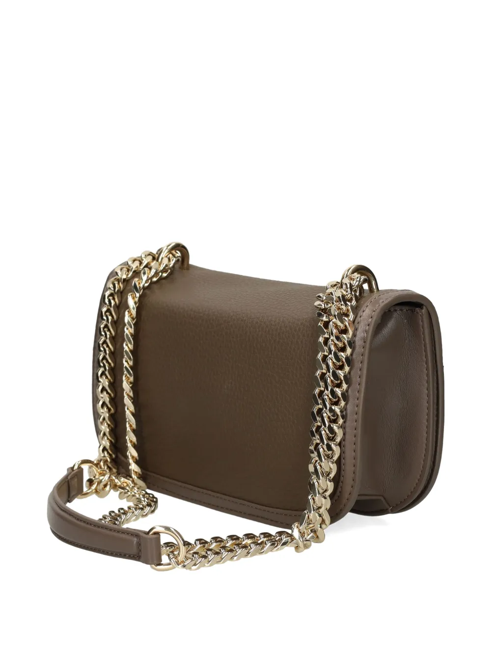 Just Cavalli Logo-plaque Cross Body Bag In Brown