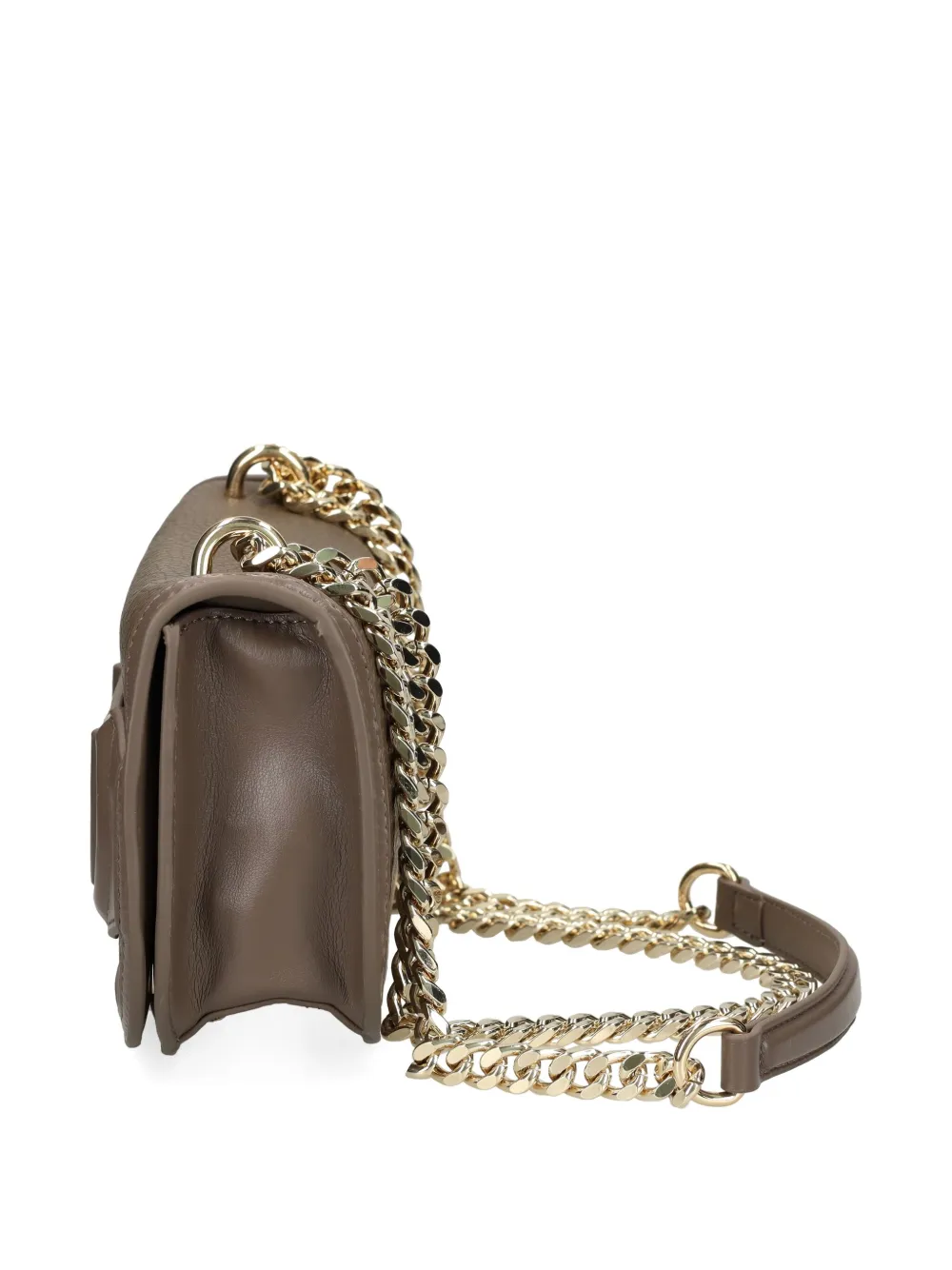 Just Cavalli Logo-plaque Cross Body Bag In Brown