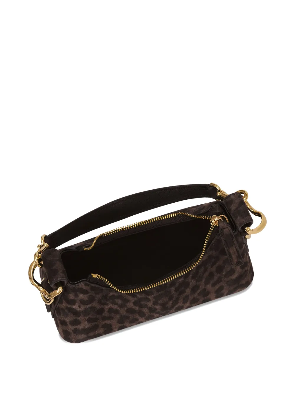 Potamy Leopard Shoulder Bag In Brown
