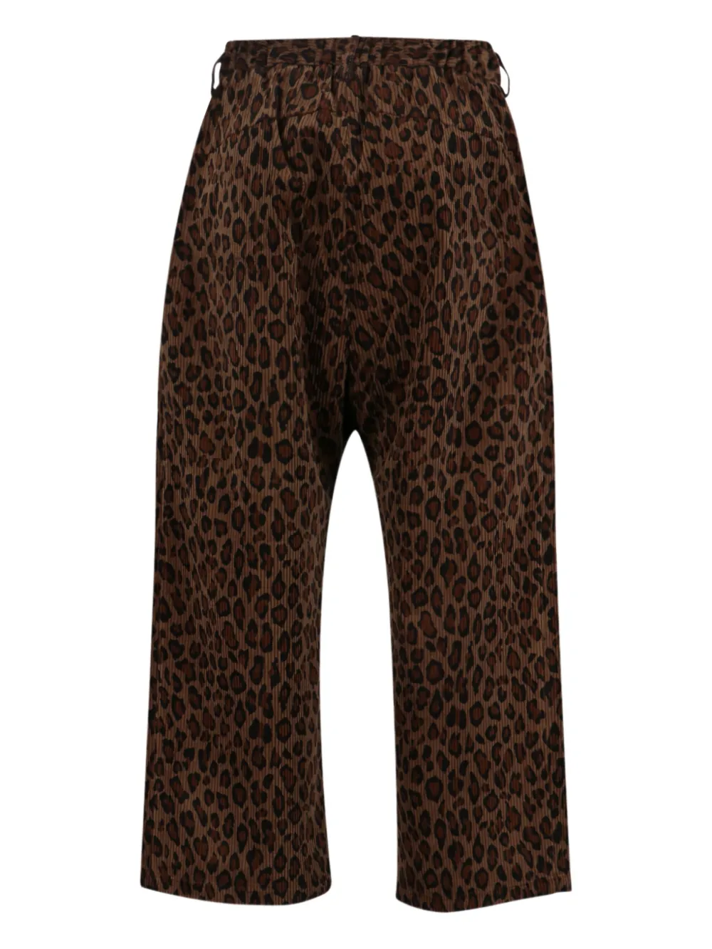 Sibel Saral leopard-intarsia trousers | Cropped Pants | Image 2