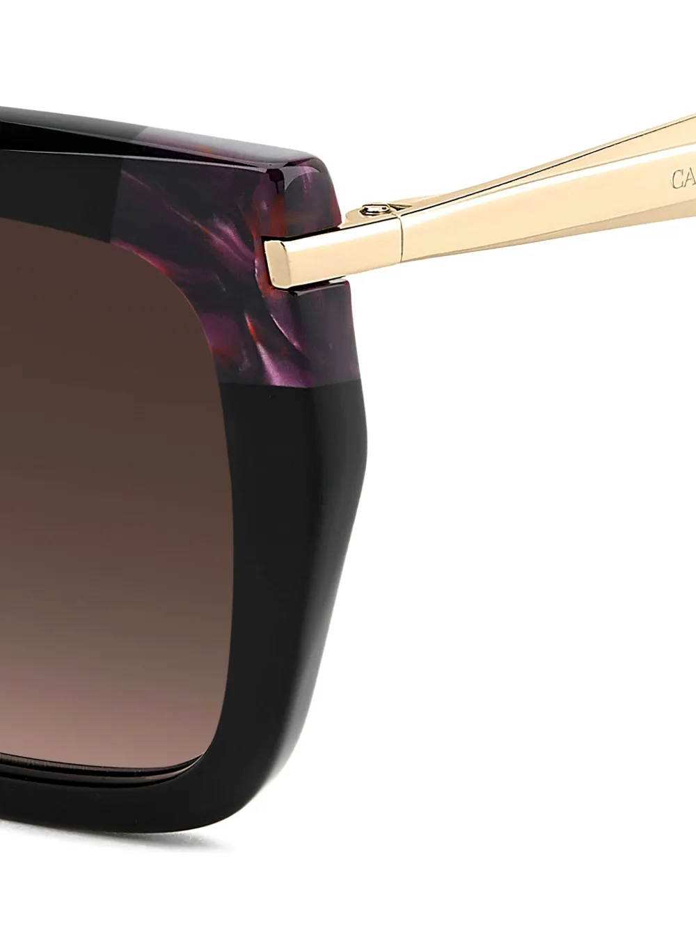 Carolina Herrera Square-frame Gradient-lenses Sunglasses In Brown
