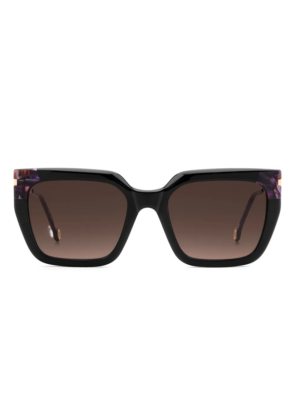 Carolina Herrera square-frame gradient-lenses sunglasses - Nero
