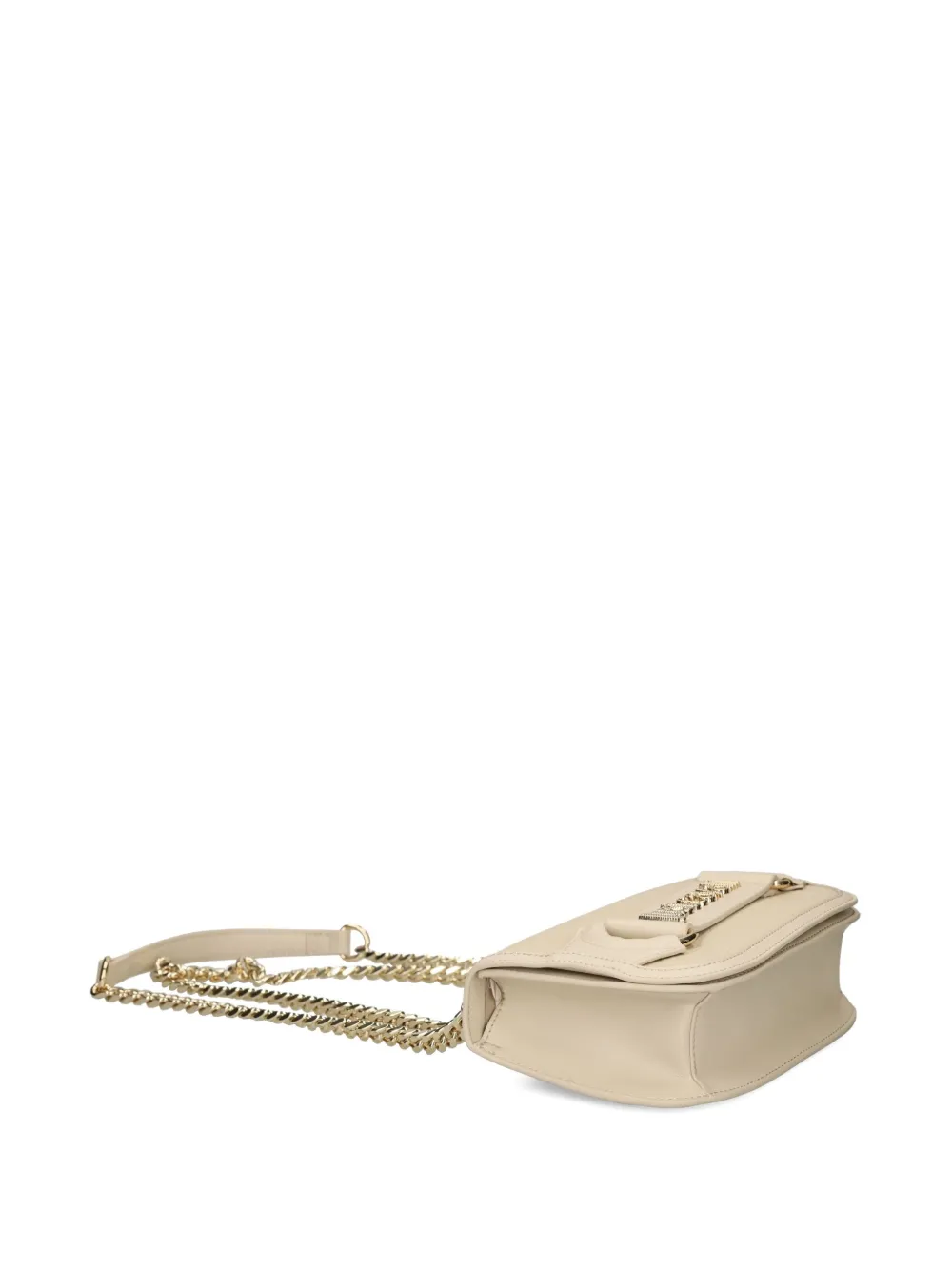 Just Cavalli Logo-plaque Cross Body Bag In Neutral