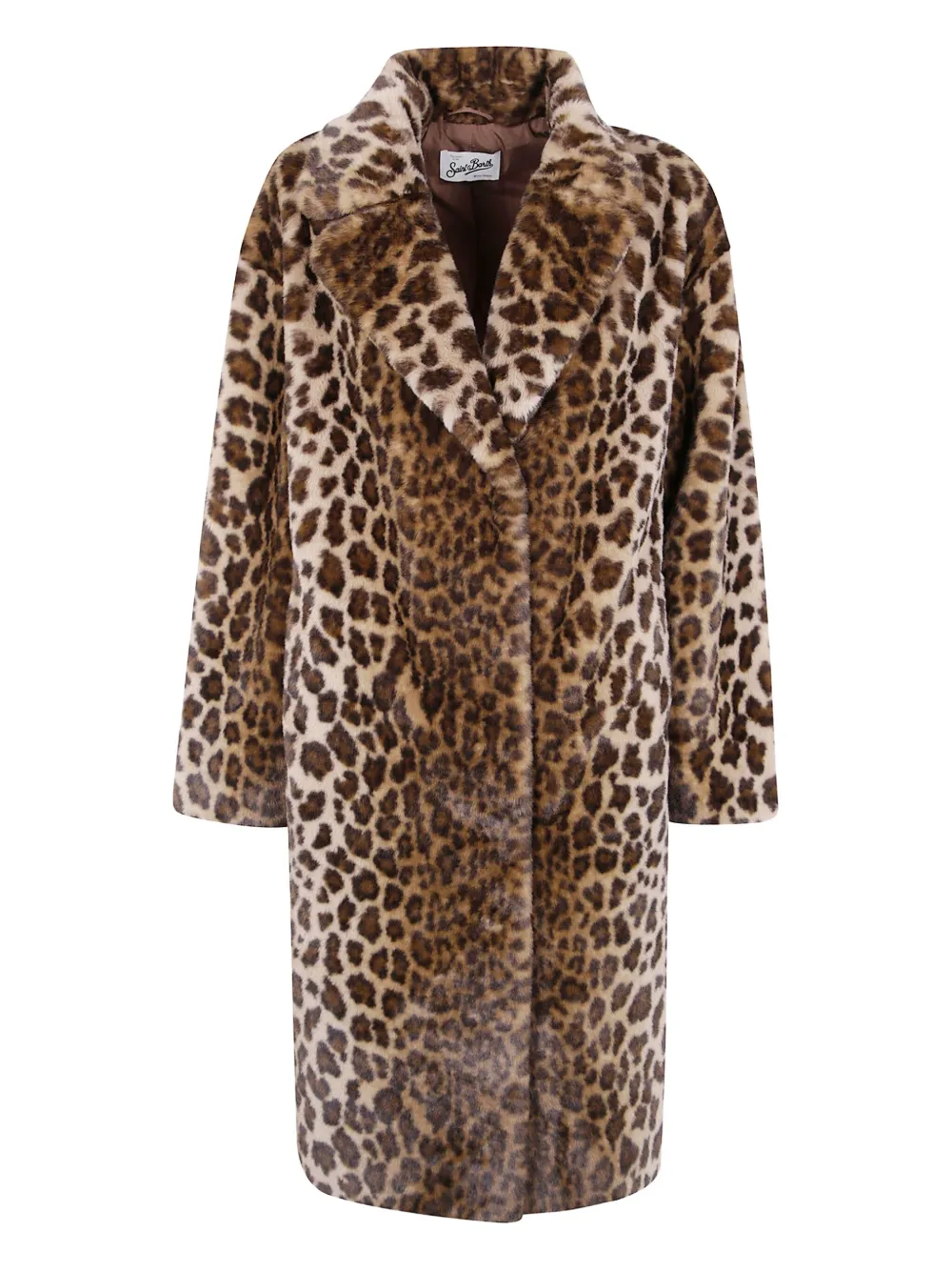 MC2 Saint Barth leopard-print coat | Brown | Image 1