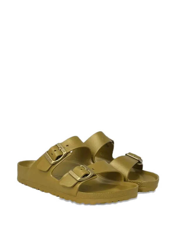 Birkenstock Arizona Slides Gold FARFETCH IN