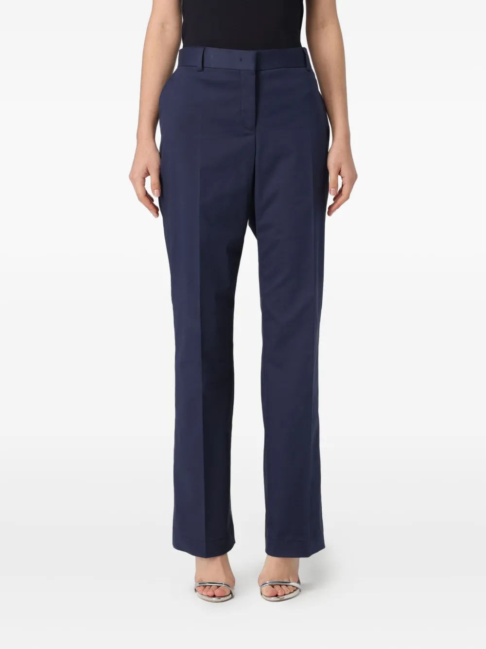 Alberta Ferretti concealed-closure trousers | Blue | Image 1