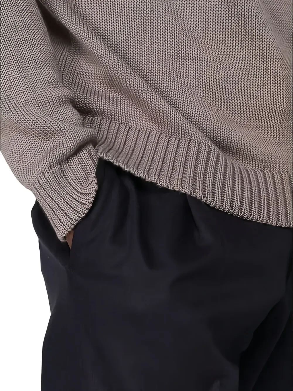 Zanone Wollen trui Beige