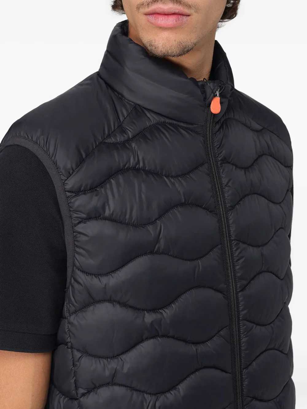 Save The Duck Quilted Down Gilet In Blue