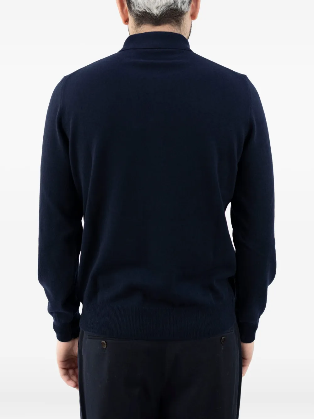 Gran Sasso Poloshirt met knopen Blauw