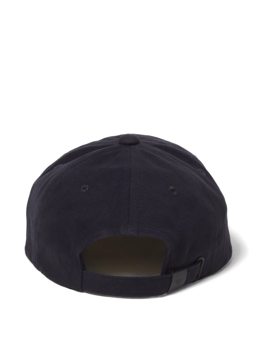 Giorgio Armani logo-embroidered baseball cap - Zwart