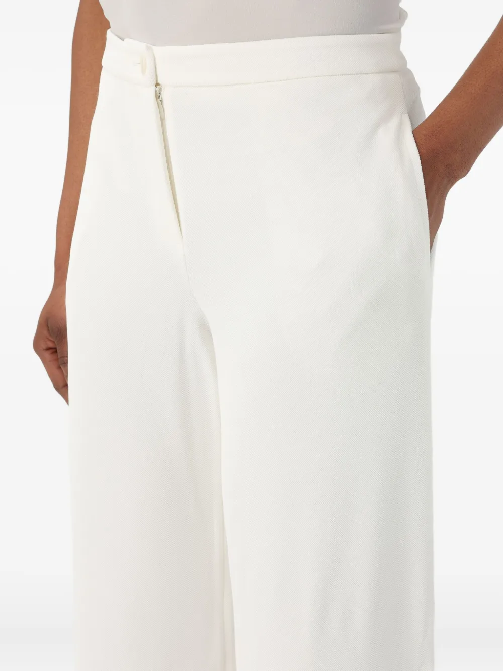 Emporio Armani Broek met knopen Wit