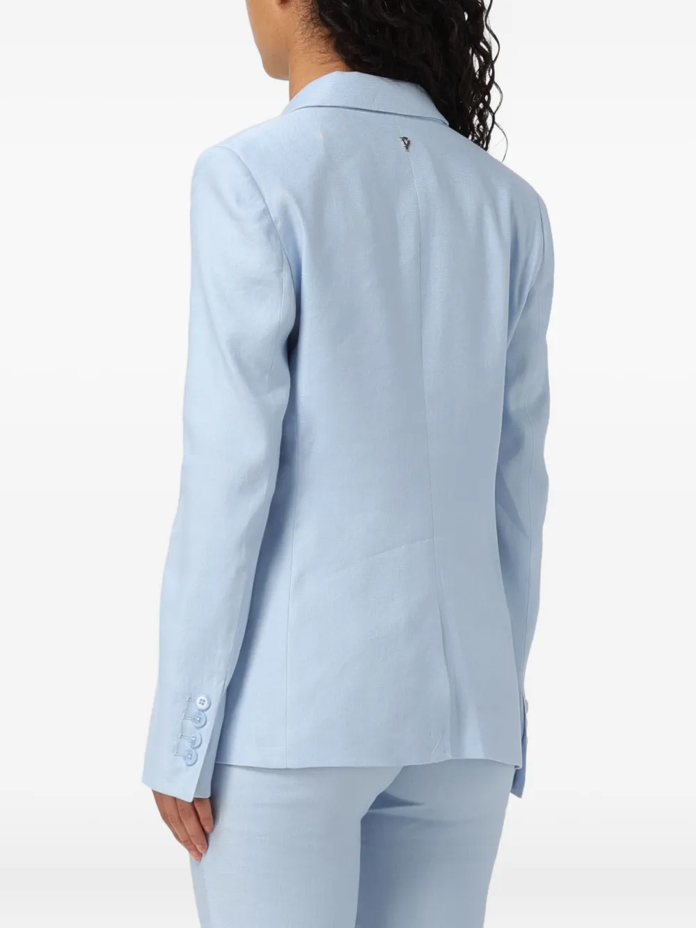Dondup Double-breasted Blazer In Blue