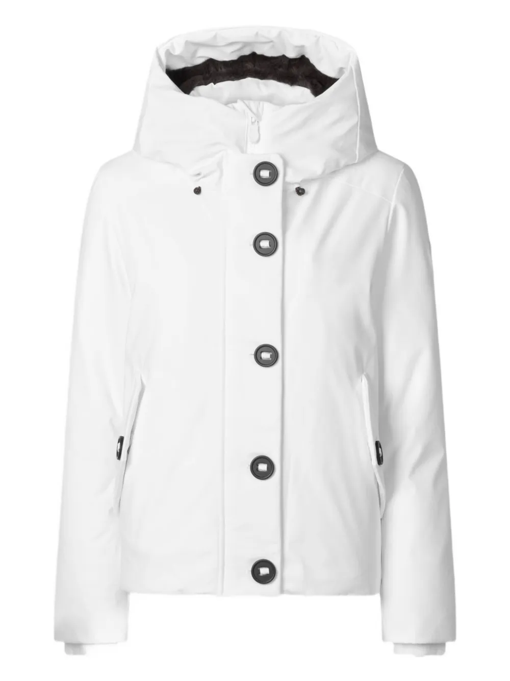 Save The Duck Shanon buttoned hooded jacket | White | Image 1