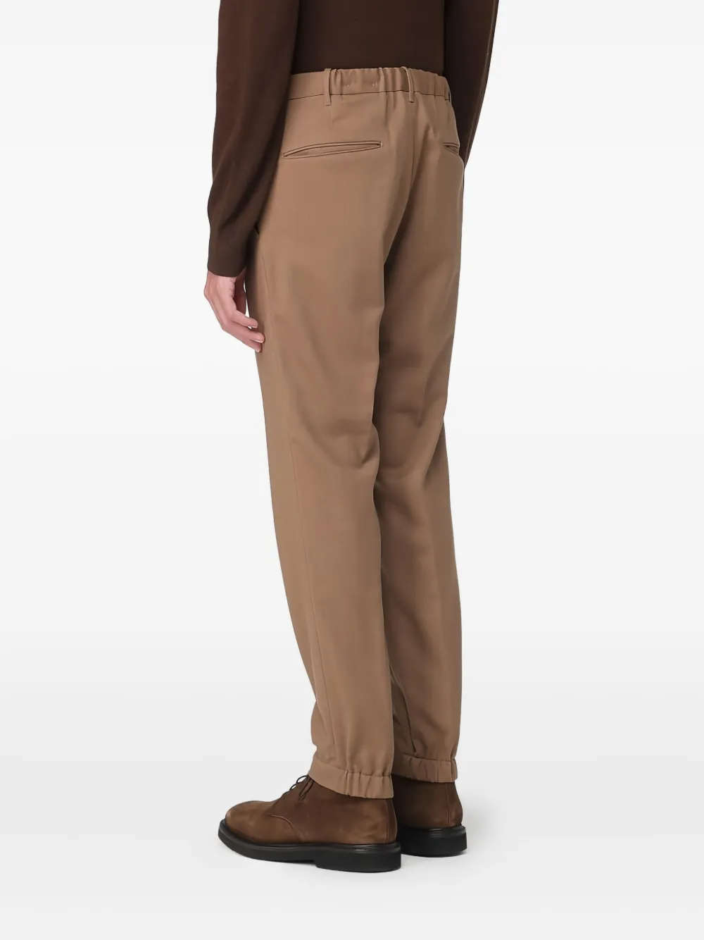 Incotex elasticated trousers - Bruin