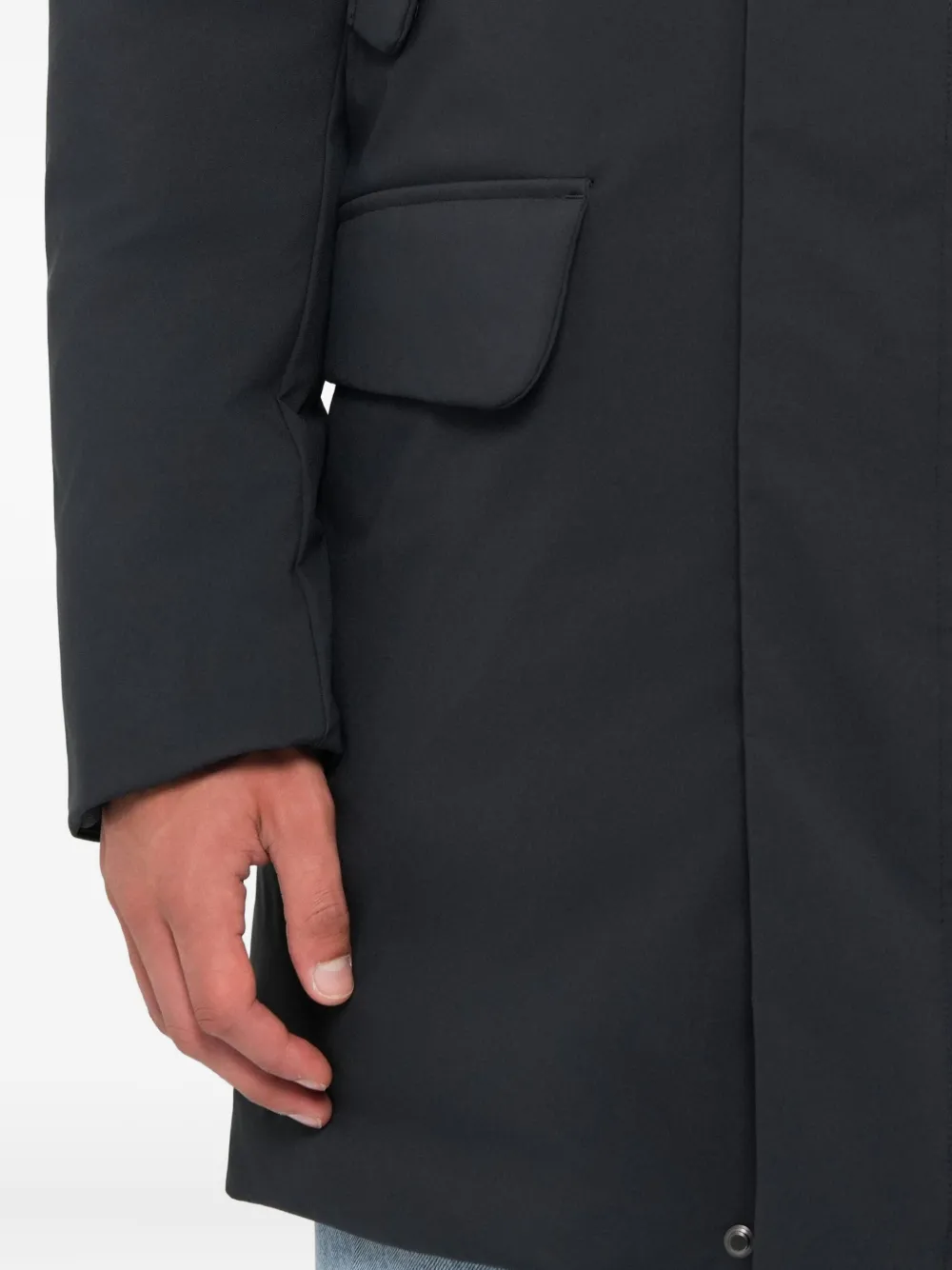 Save The Duck Wilson jas met capuchon en zak Zwart