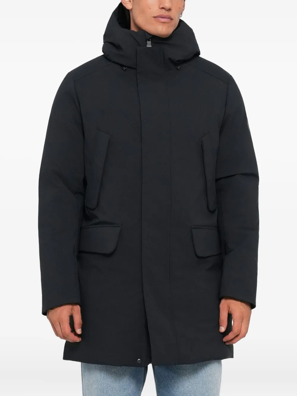 Save The Duck Wilson jas met capuchon en zak Zwart